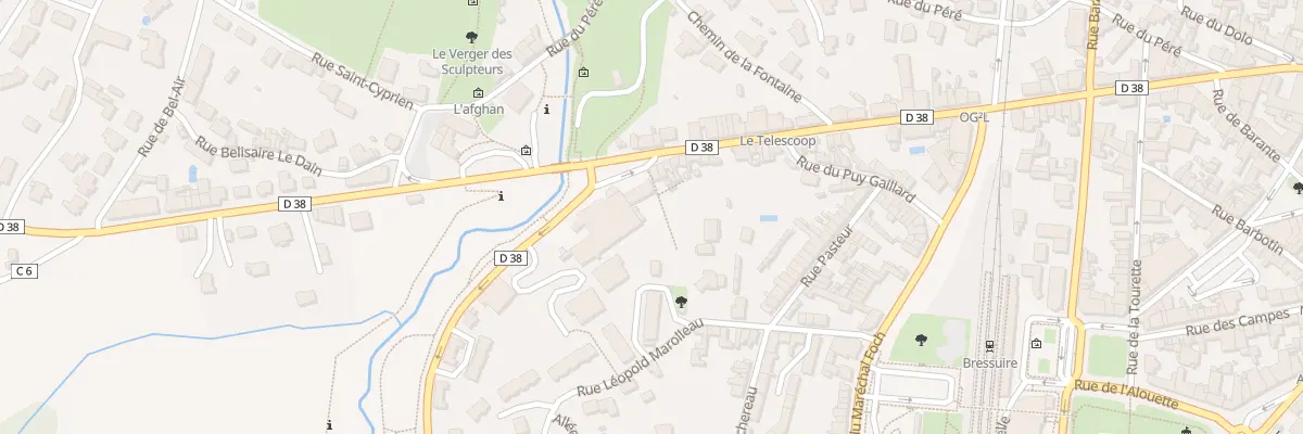 Plan du 75 Bd Alexandre Premier à Bressuire