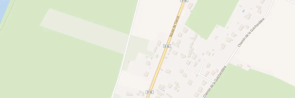 Plan du 63 Rte de Tiercé à Briollay