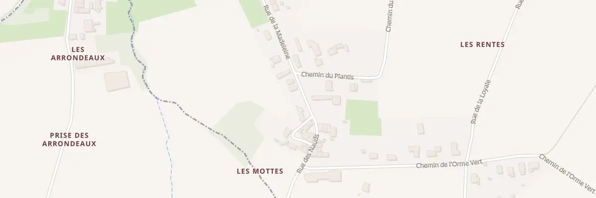 Plan du 555 Rue des Nauds à Courcelles