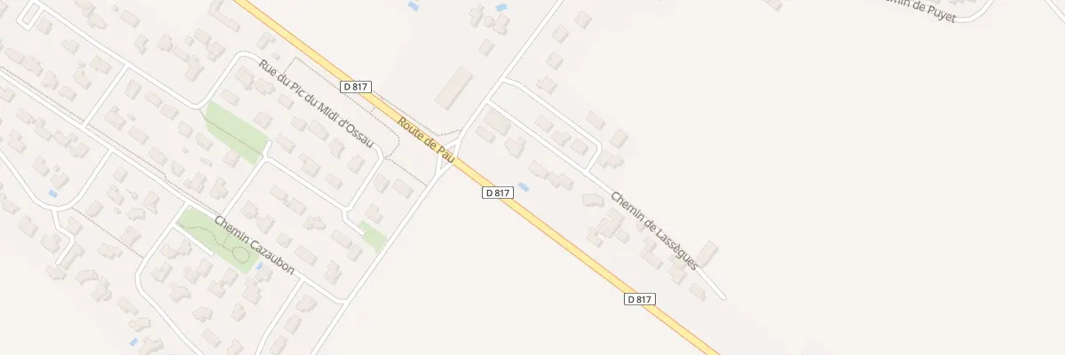 Plan du 4 Che de Lassegues à Denguin