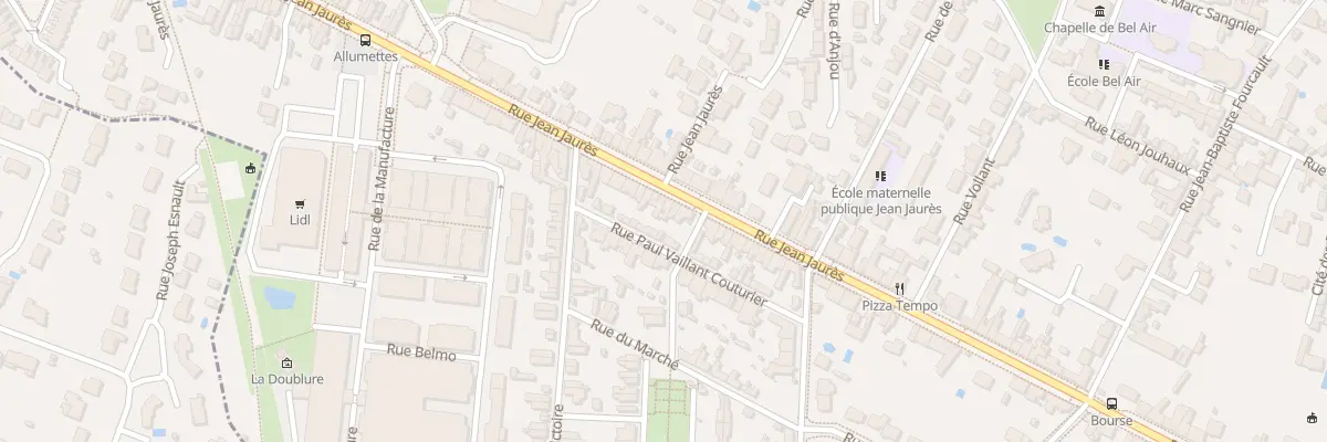 Plan du 197 Rue Jean Jaurès à Trélazé