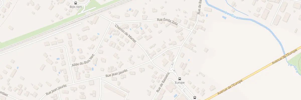 Plan du 7 Rue Jean Jaurès à Ambarès-et-Lagrave