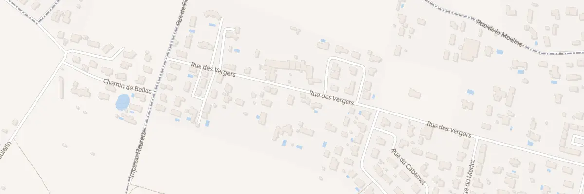 Plan du 58 Rue des Vergers à Carbon-Blanc