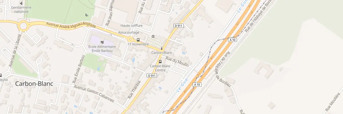Plan du 15 Rue du Moulin à Carbon-Blanc
