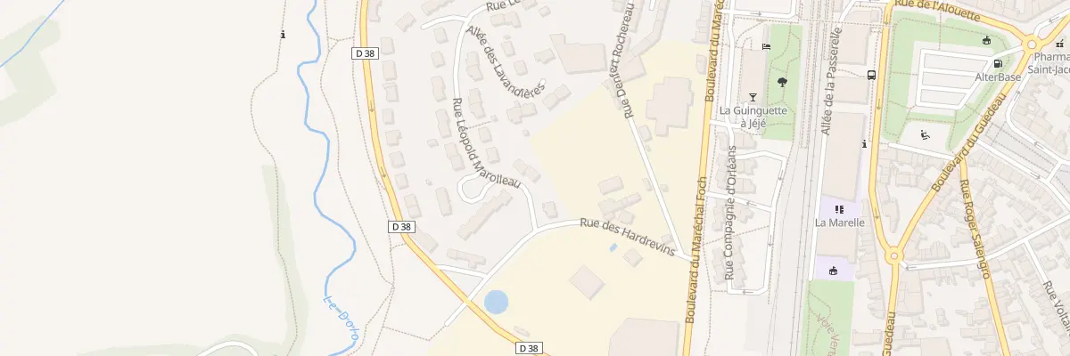 Plan du 50 Rue Leopold Marolleau à Bressuire