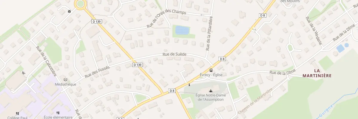 Plan du 1B Rue de Suède à Évrecy
