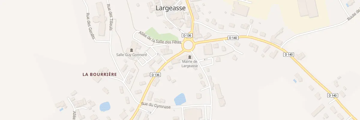 Plan du 3 Rue de la Republique à Largeasse