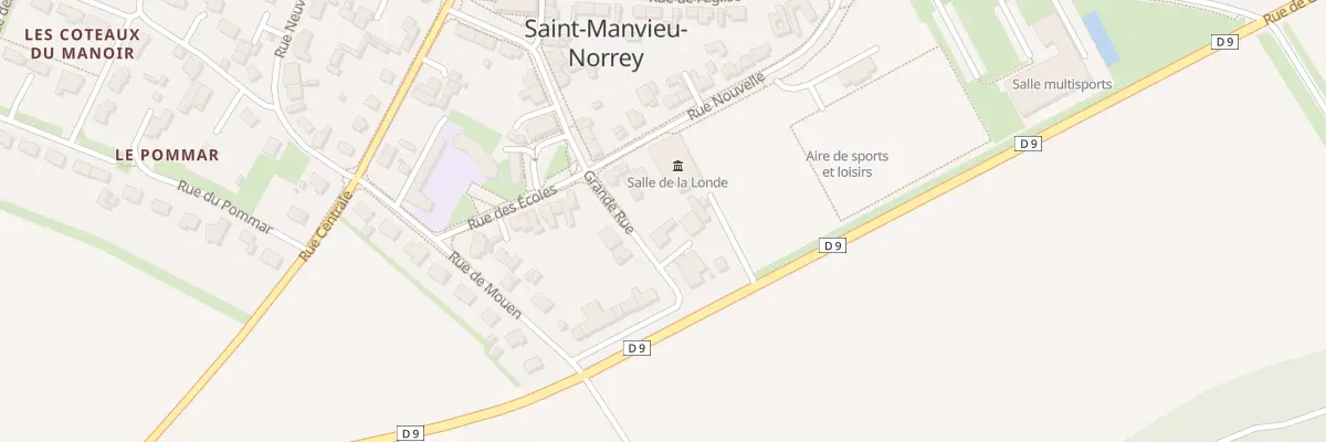 Plan du 13 Grande Rue à Saint-Manvieu-Norrey