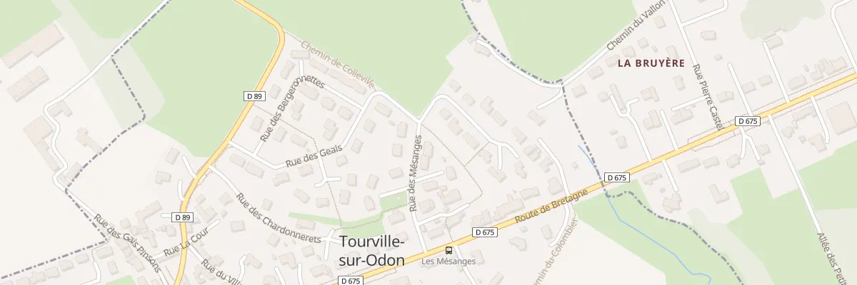 Plan du 12 Rue des Mésanges à Tourville-sur-Odon