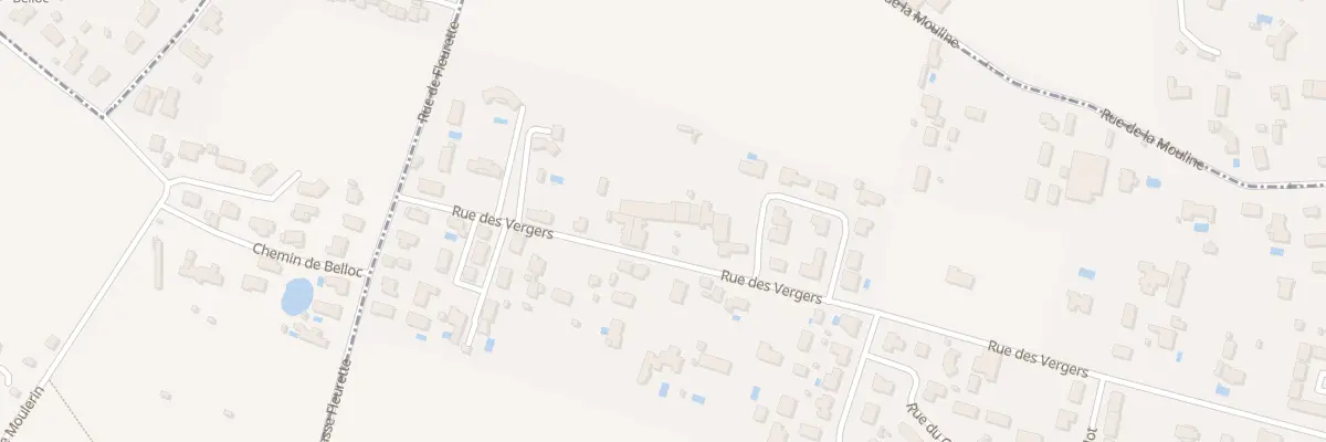 Plan du 33 Rue des Vergers à Carbon-Blanc