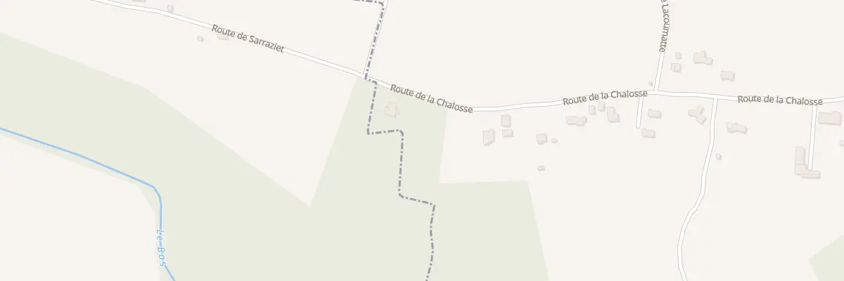 Plan du 951 Rte de la Chalosse à Sarraziet
