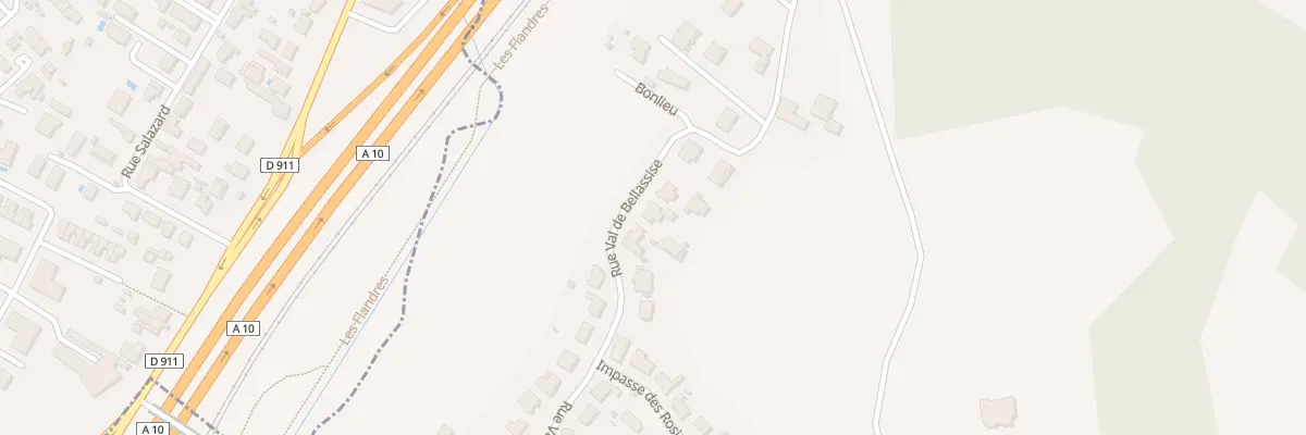 Plan du 9 Rue du val de Bellassise à Sainte-Eulalie