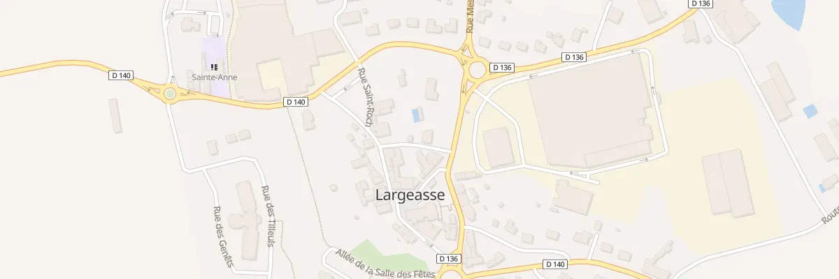 Plan du 3 Rue du Onze Novembre à Largeasse