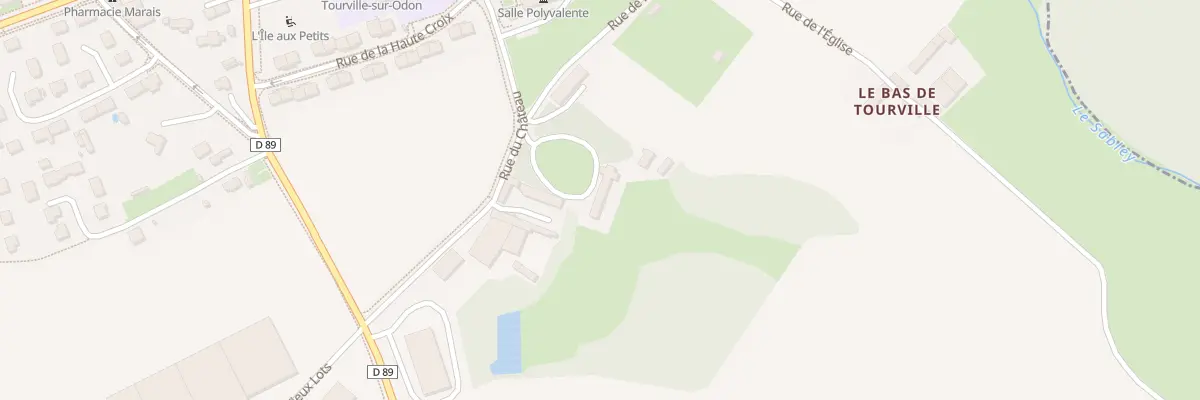 Plan du 5 Rue du Château à Tourville-sur-Odon