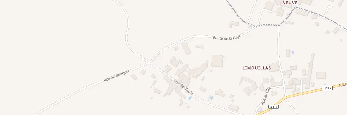 Plan du 28 Rue de l’Ecole à La Foye-Monjault