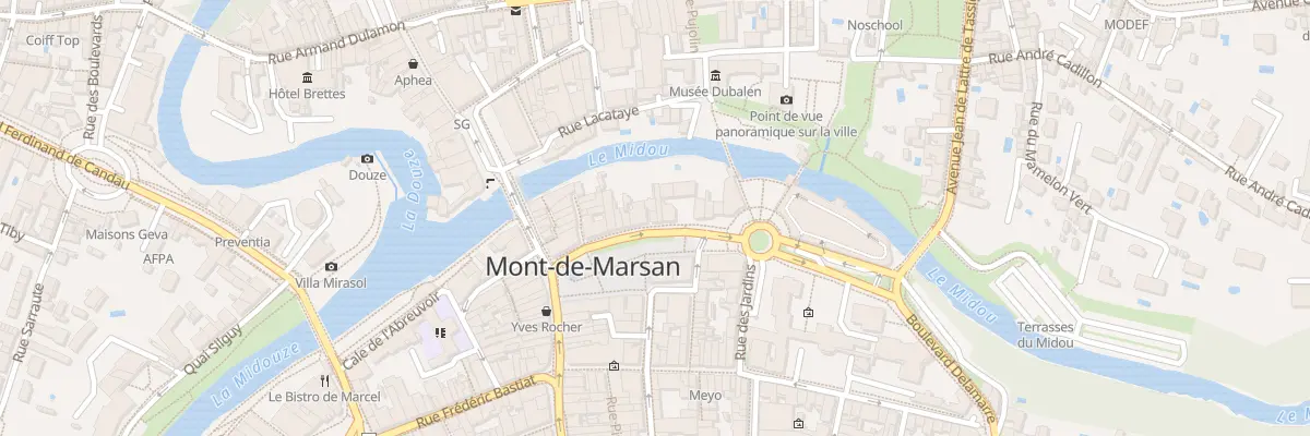 Plan du 16 Av Aristide Briand à Mont-de-Marsan