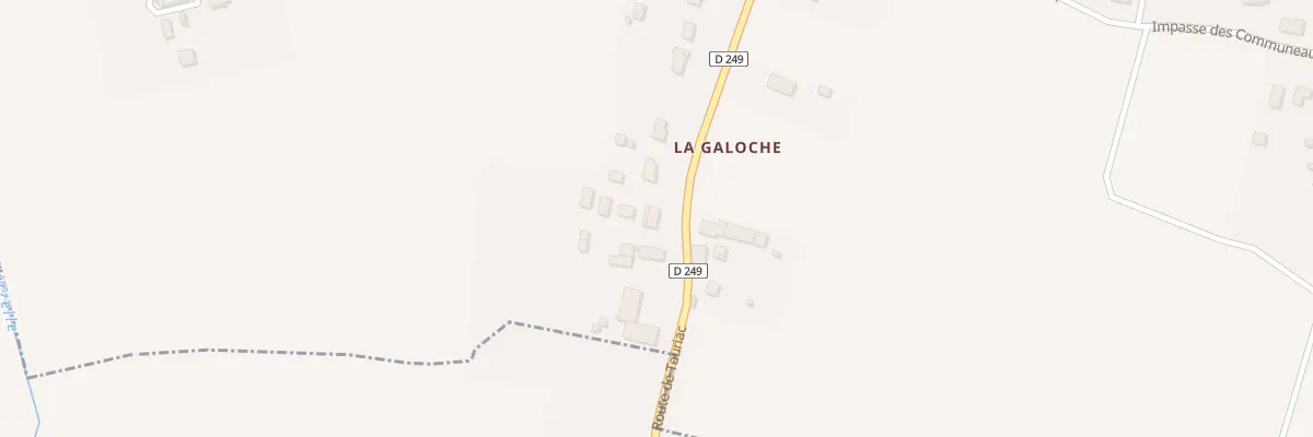 Plan du 574 Rte de Tauriac à Pugnac