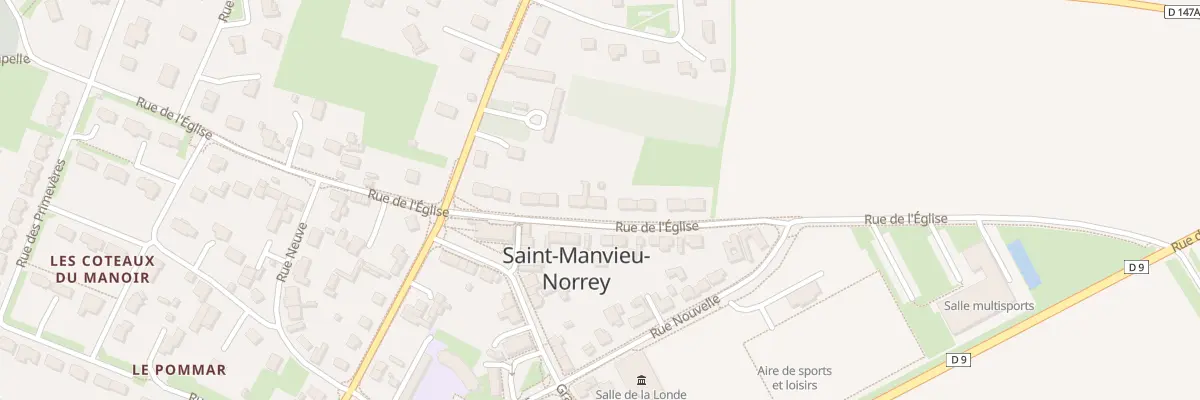 Plan du 10 Rue de l’Église à Saint-Manvieu-Norrey