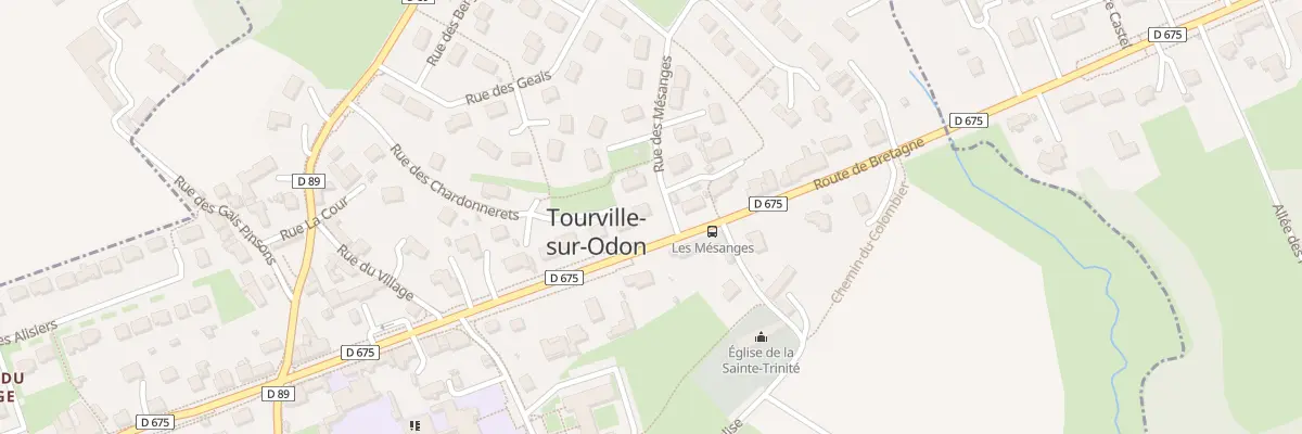Plan du 1 Rue des Mésanges à Tourville-sur-Odon
