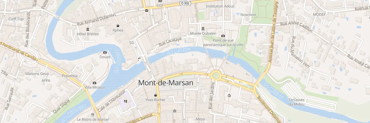 Plan du 18 Av Aristide Briand à Mont-de-Marsan