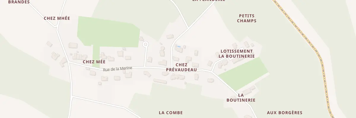 Plan du 6 Chez Prevaudeau à Saint-Césaire