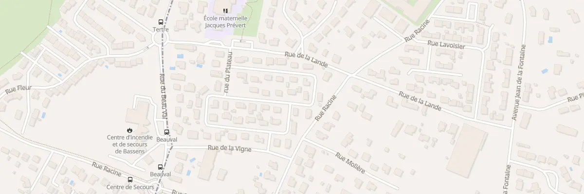 Plan du 9 Rue du Plateau à Carbon-Blanc