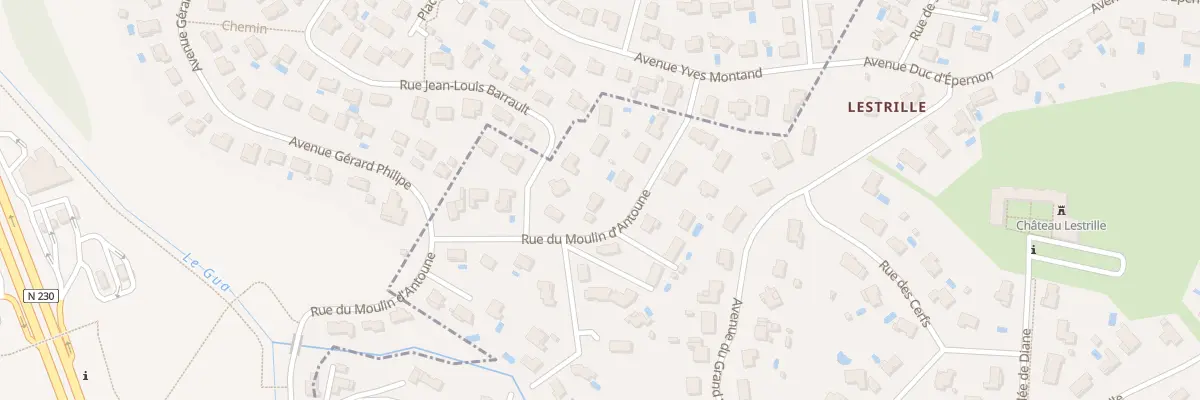 Plan du 55 Rue du Moulin d’Antoune à Artigues-près-Bordeaux
