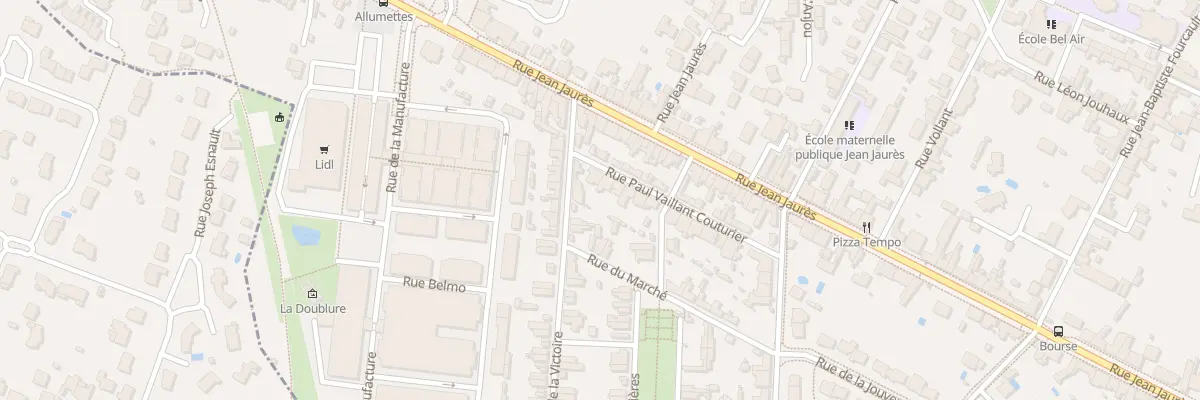 Plan du 31 Rue Paul Vaillant Couturier à Trélazé