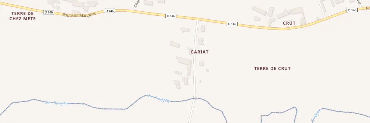 Plan du 6 Rue de Gariat à Saint-Grégoire-d’Ardennes