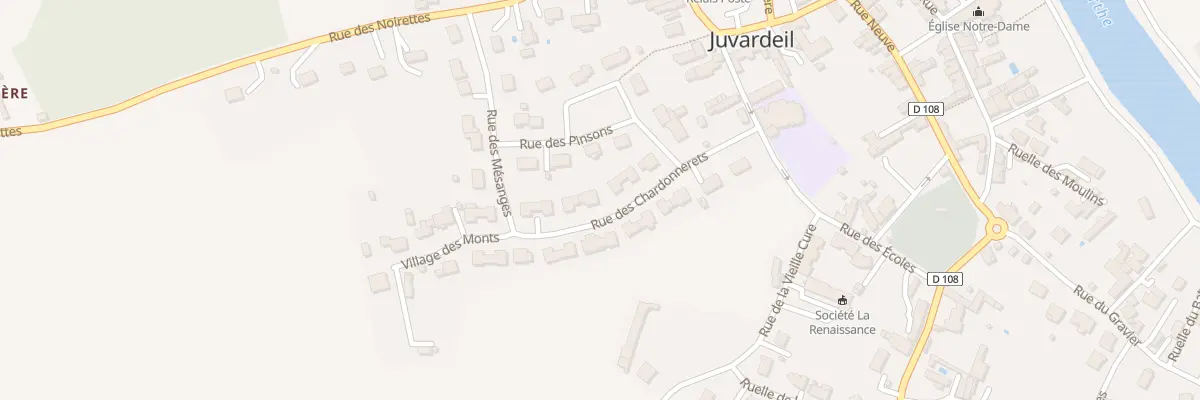 Plan du 10 Rue des Chardonnerets à Juvardeil