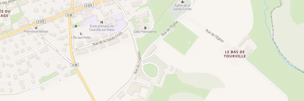 Plan du 5A Rue du Château à Tourville-sur-Odon