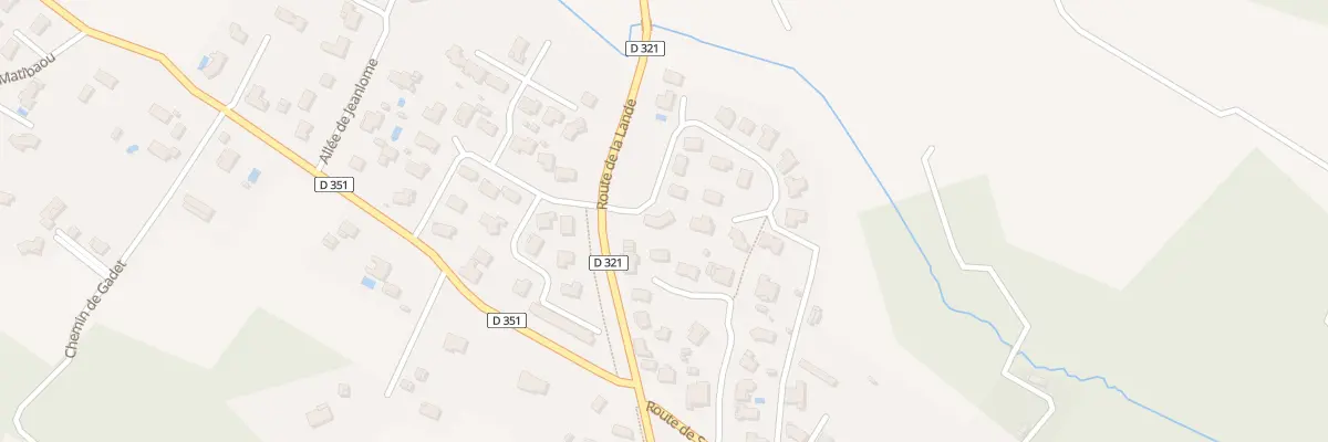 Plan du 21 Lot de Panchanx à Benquet