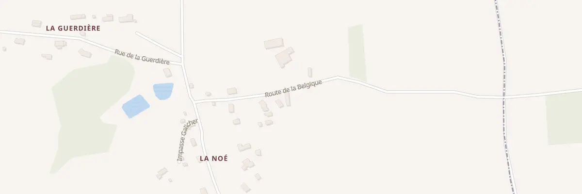 Plan du 6 Rte de la Belgique à La Ferrière-aux-Étangs