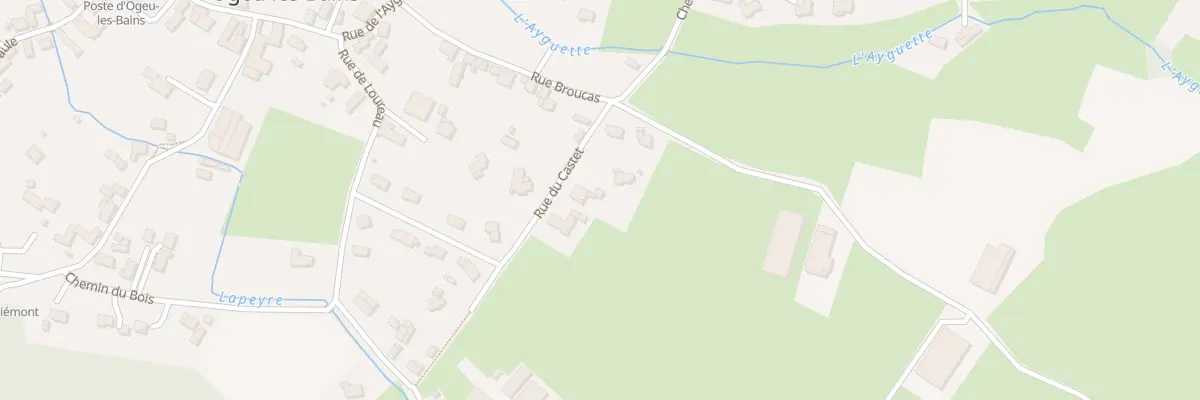 Plan du 9839 Rue du Castet à Ogeu-les-Bains