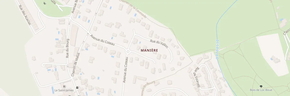 Plan du 4 Rue de Manière à Bouliac