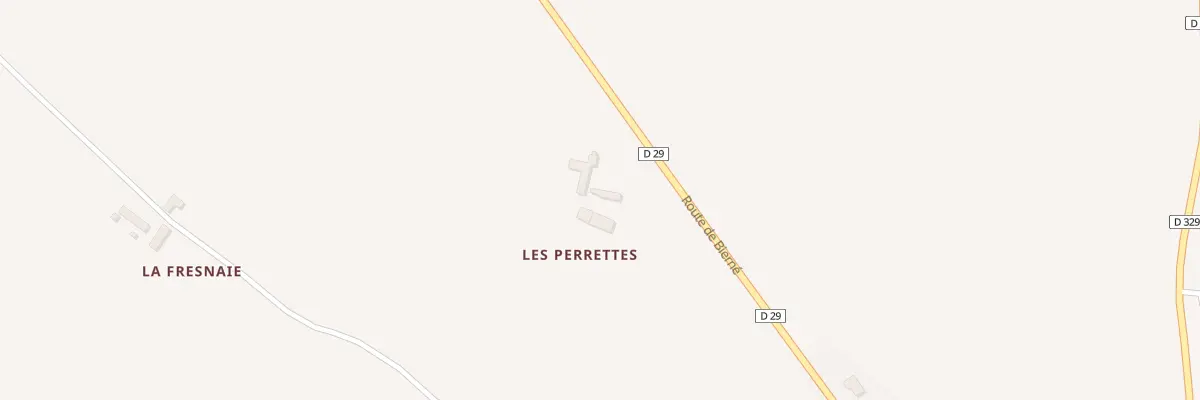 Plan du 5027 Les Perrettes à Miré