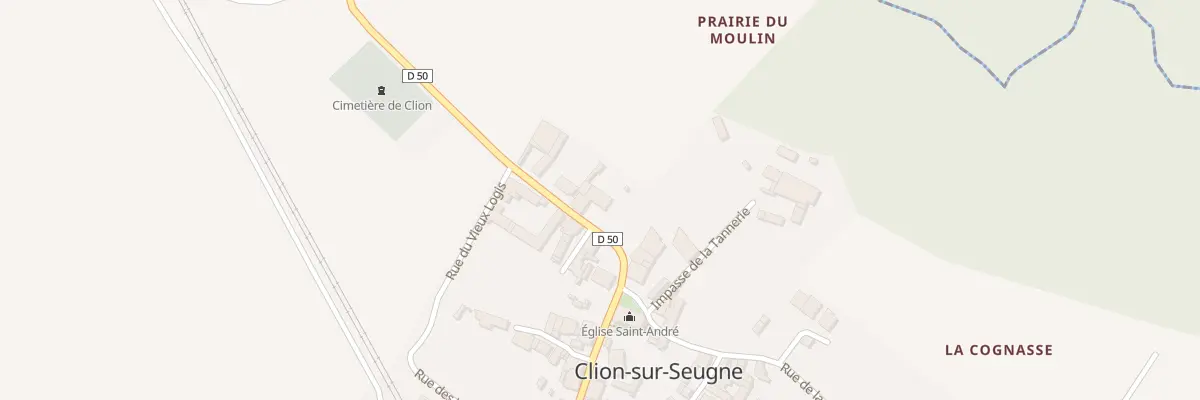 Plan du 36 Av Saint-André à Clion