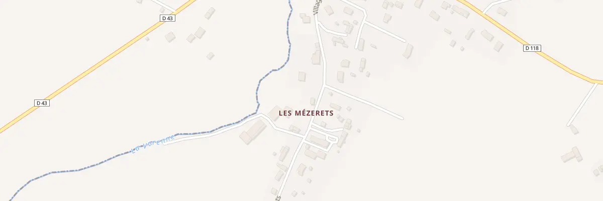 Plan du 5012 Les Mezerets à Échalou