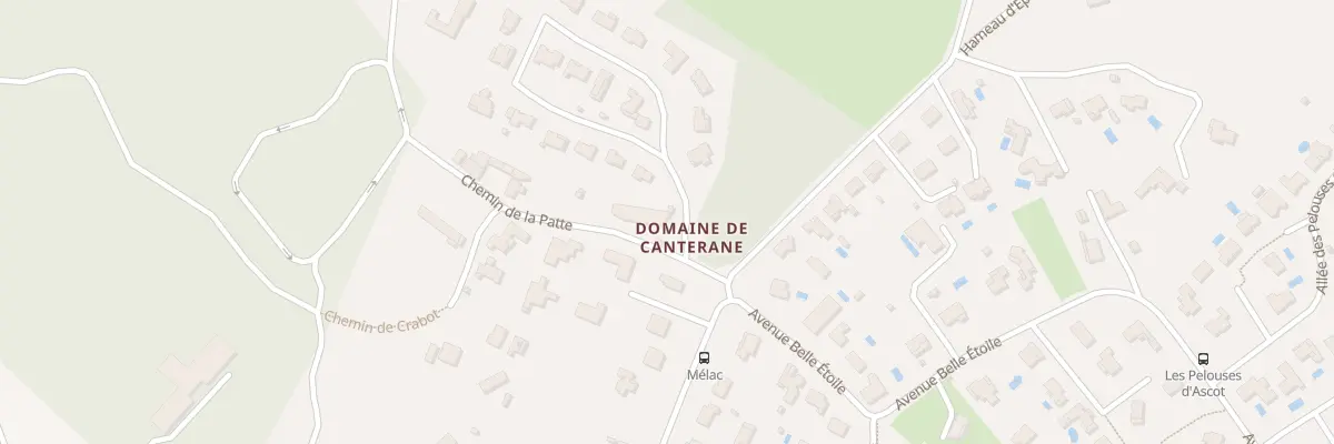 Plan du 2 Che de la Patte à Bouliac