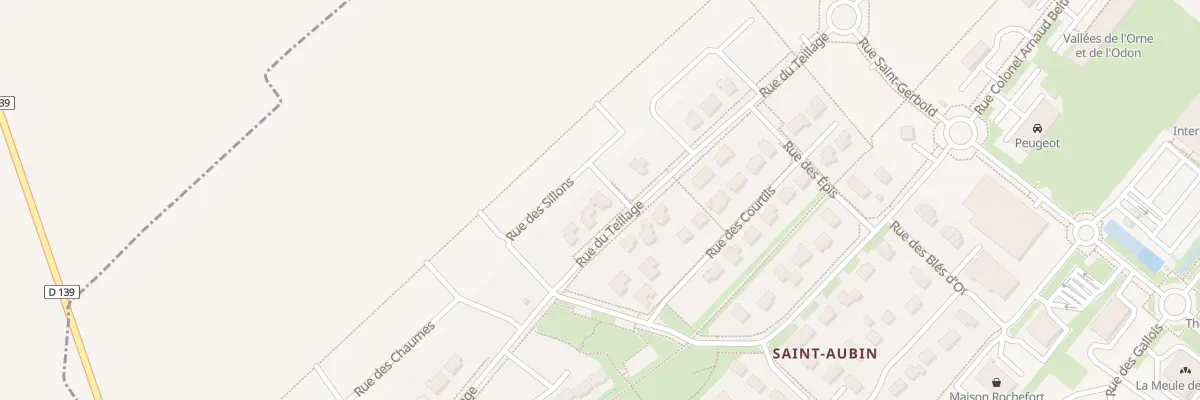 Plan du 10 Rue des Sillons à Évrecy