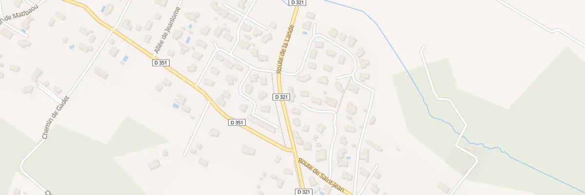 Plan du 22 All de Saint-Jean à Benquet