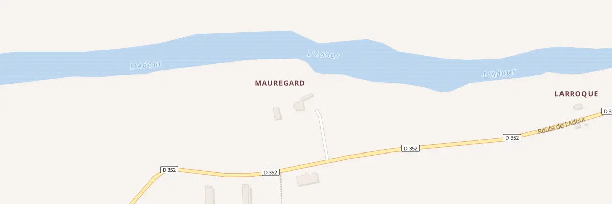 Plan du 2275 Rte de l’Adour à Montgaillard