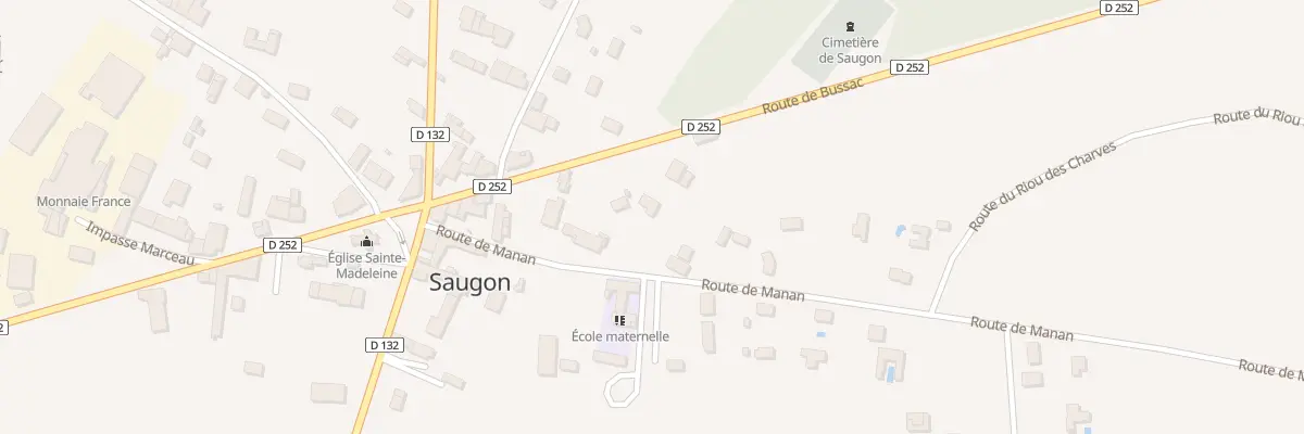 Plan du 5 Les Fosses à Saugon