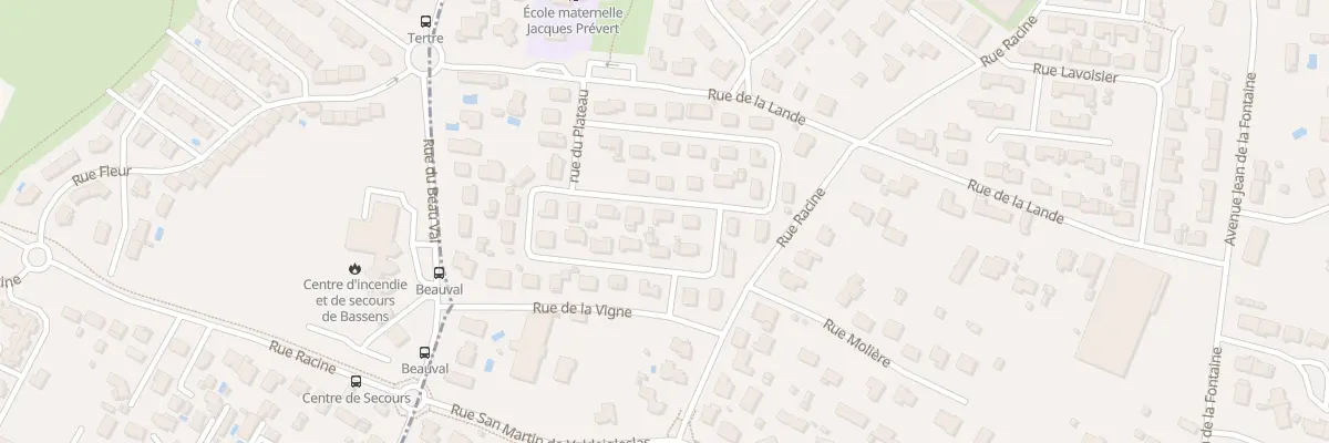 Plan du 6 Rue du Plateau à Carbon-Blanc
