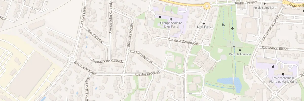 Plan du 5 Rue Jean Mermoz à Saint-Barthélemy-d’Anjou