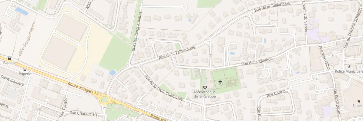 Plan du 50 Rue de la Ranloue à Saint-Barthélemy-d’Anjou
