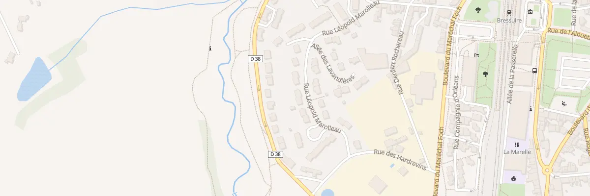 Plan du 57 Rue Leopold Marolleau à Bressuire