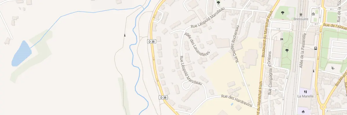 Plan du 55 Rue Leopold Marolleau à Bressuire