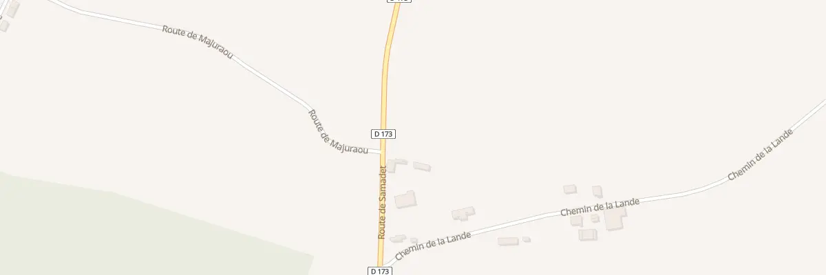 Plan du 768 Rte de Samadet à Mant