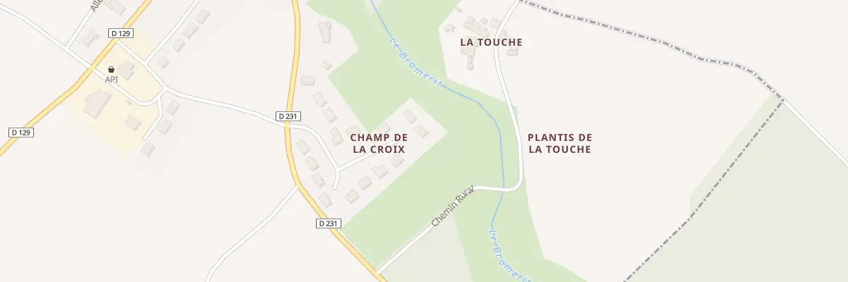 Plan du 18 Rue du Champ de la Croix à Écoyeux
